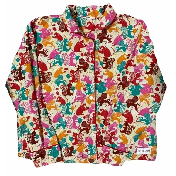 Taylor Swift Squirrel Pajama Set We Are Never Ever Getting Back Together Medium - Picture 3 of 16